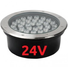 Φωτιστικό Χωνευτό Δαπέδου LED 36W 24V 2880lm 15° IP67 4000K Λευκό Φως 96GRF1/364524